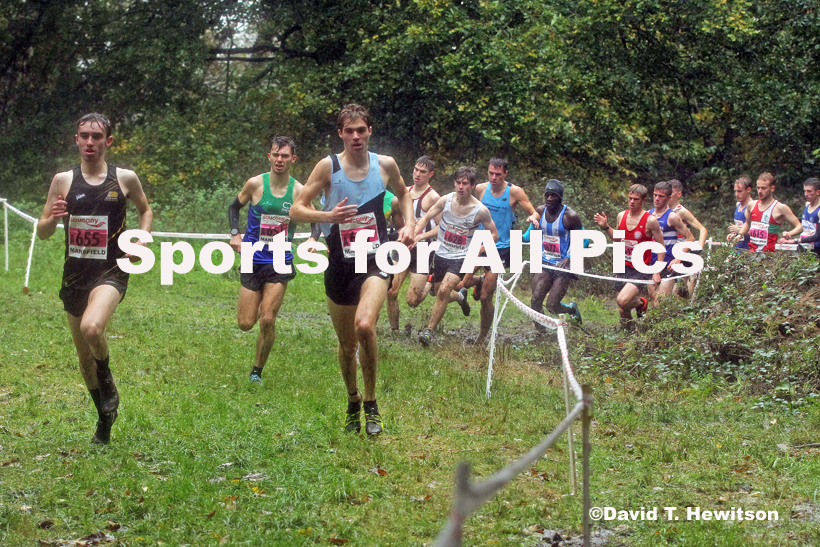 Junior men, National Cross Country Relay Champs., Berry Hill Park, Mansfield.  Photo: David T. Hewitson/Sports for All Pics